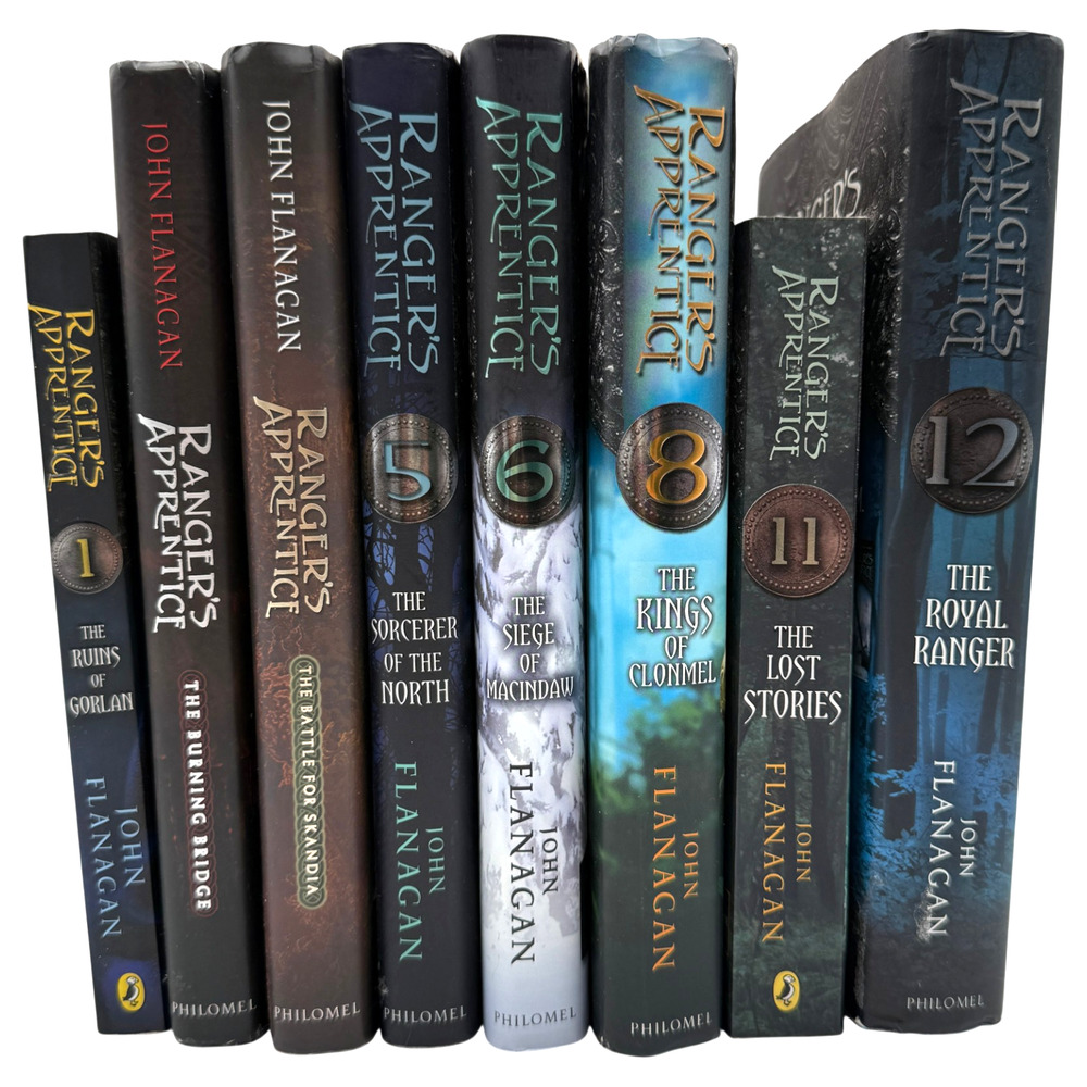 Ranger's Apprentice Book Lot John Flanagan 1 2 4 5 6 8 11 12 PB & HCDJ Mixed HTF